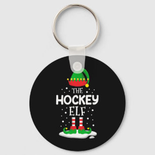 Hockeyälva julen familj matchande outfit Xm Nyckelring