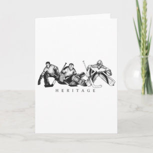 Hockeyarv Vintage Till Modern Målvakt Hyllning Tr Kort