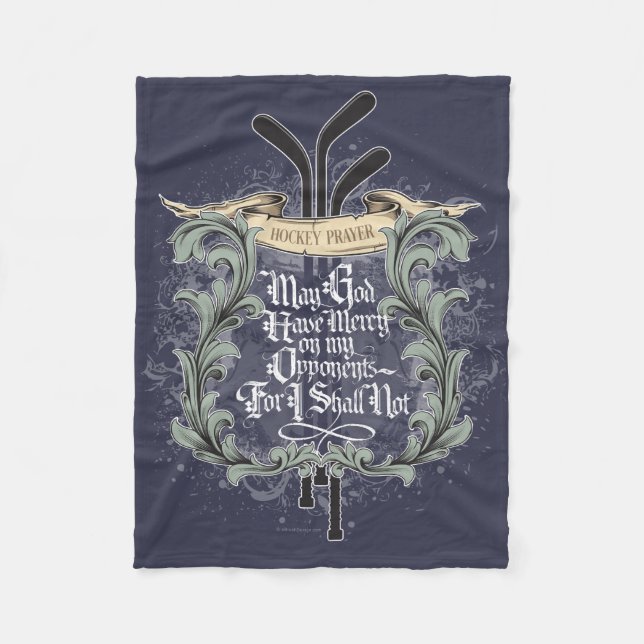 Hockeybön Fleecefilt (Framsidan)