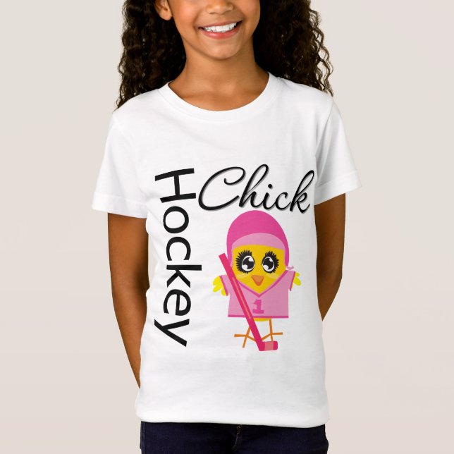 Hockeychick T Shirt (Framsida)