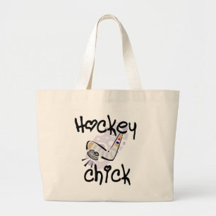 HockeychickT-tröja och gåvor Jumbo Tygkasse
