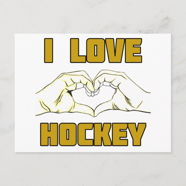 hockeydesign vykort (Framsida)