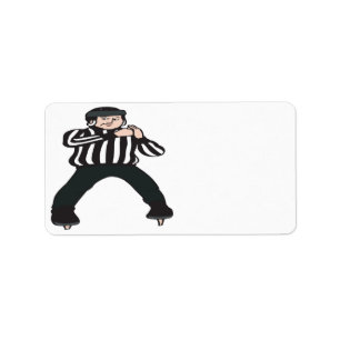 Hockeydomare Adressetikett