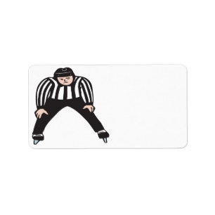 Hockeydomare Adressetikett