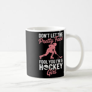 Hockeyflicka Låt Dig Inte Luras Av Det Snygga Ansi Kaffemugg