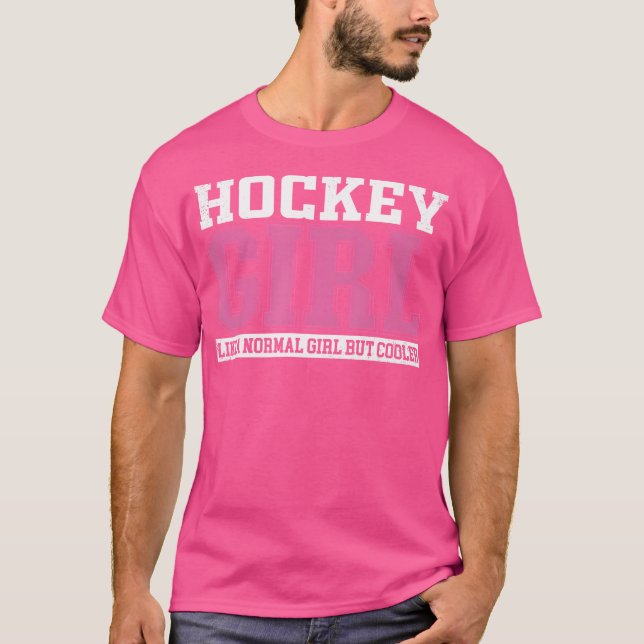 Hockeyflicka T Shirt (Framsida)