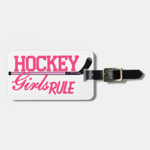 Hockeyflickor härskar bagagebricka