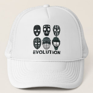 Hockeygoalien maskerar evolution truckerkeps