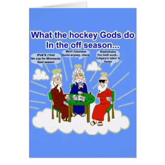 Hockeygudkort Hälsningskort