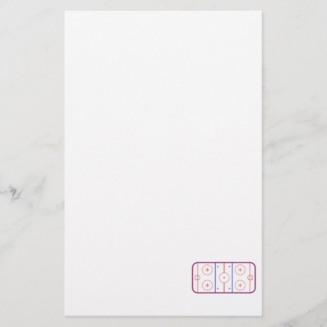 Hockeyisbana Brevpapper (Framsida)