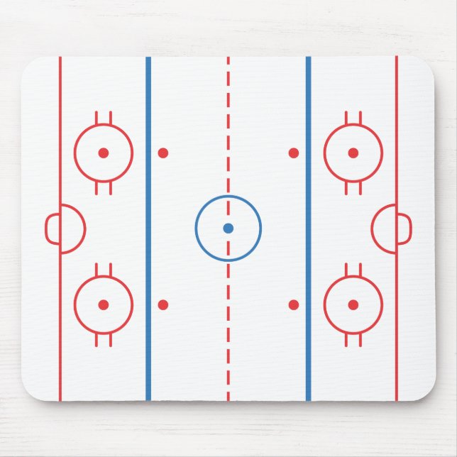 Hockeyisbana Mousepad Musmatta (Framsidan)