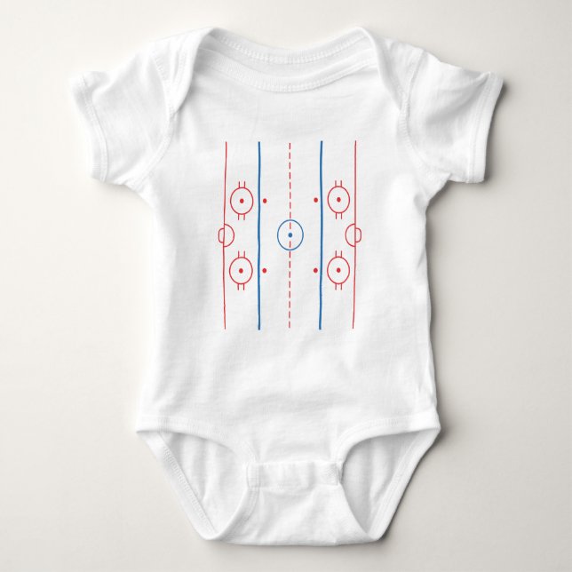 Hockeyisbanaspädbarn Tee (Framsida)