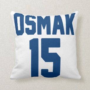 hockeyjerseyen personifierade dekorativ kudde 16"