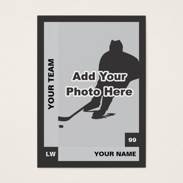 Hockeykort Visitkort (Framsidan)