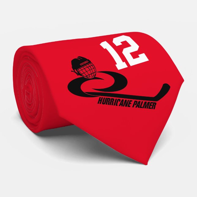 Hockeylag för ungdom för orkanPALMER-personlig Slips (Rullad)