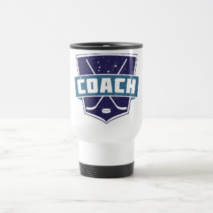 Hockeylagledaren skyddar design resemugg