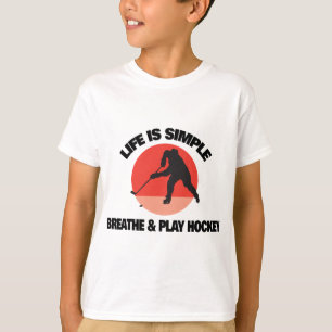 Hockeyliv är enkelt t-shirt