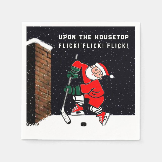 Hockeylovdag Pappersservett (Framsidan)