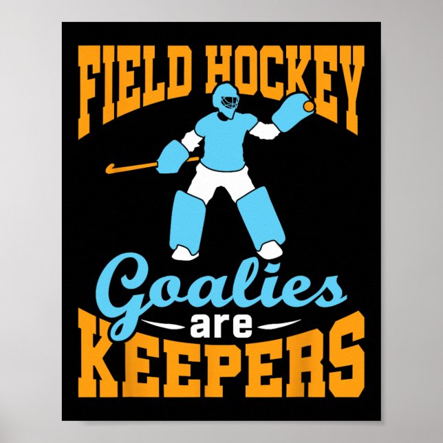 Hockeymålvakt Målvakter Straff Pun Målvakter Är Ke Poster (Framsidan)
