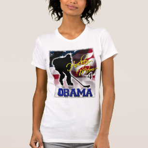 Hockeymamman för Barack Obama, röstar 2008 val Tee Shirt