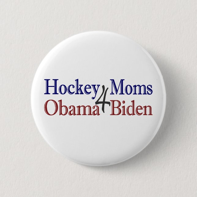 Hockeymammor 4 Obama Biden Knapp (Framsida)