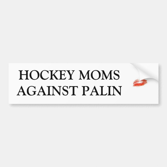 Hockeymammor mot Palin Bildekal (Framsidan)