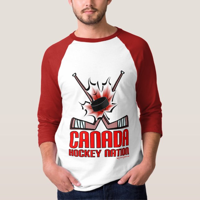 Hockeynation - Kanada Tee (Framsida)