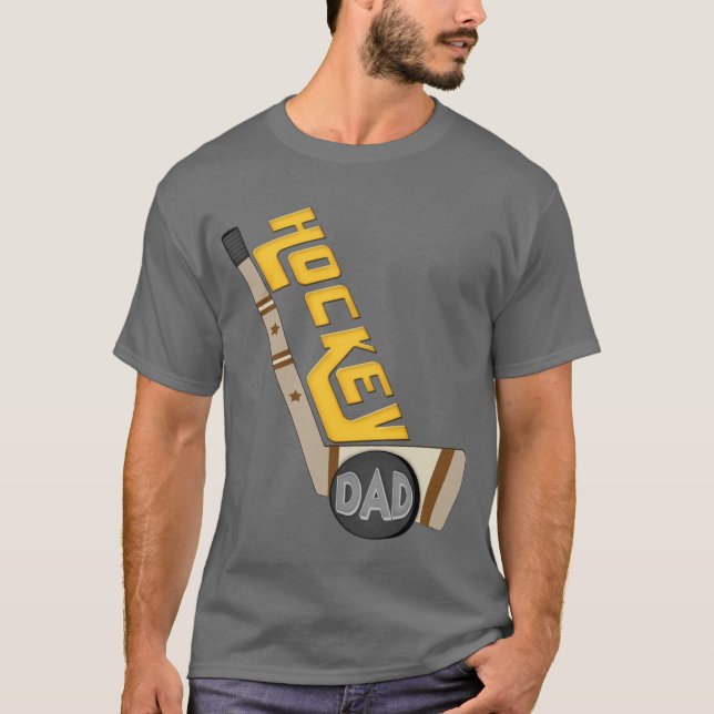 HockeypappaT-tröja T-shirt (Framsida)