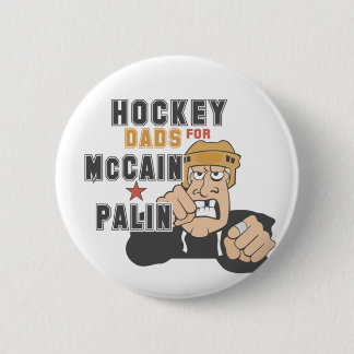 Hockeypappor för McCain Palin knäppas Knapp