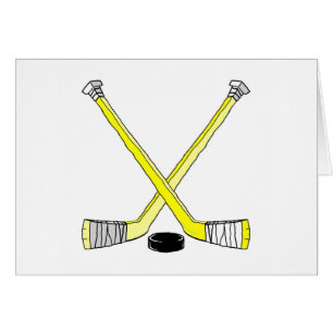 Hockeypinnar Hälsningskort