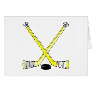Hockeypinnar Hälsningskort