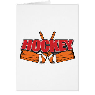 Hockeypinnar Hälsningskort