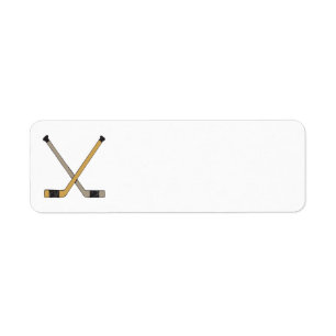 Hockeypinnar Returadress Etikett