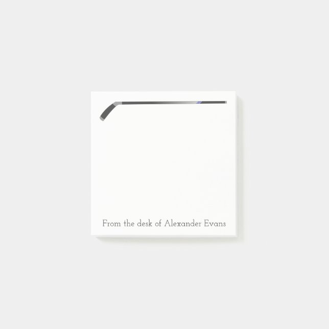 Hockeypinne Post-it Block (Framsida)