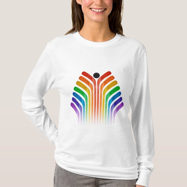 HockeypinneSpectrum Tee Shirt (Framsida)