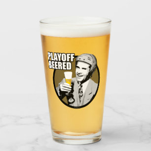 HockeyPlayoff Beered Glaskopp