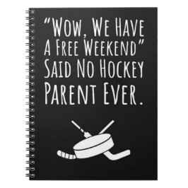 Hockeypresent För mamma Barn Pappa Farfar Farmor M Anteckningsbok