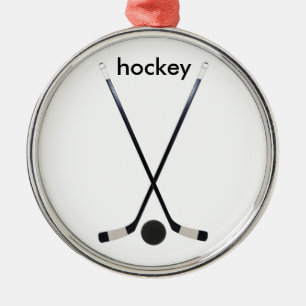 hockeyprydnad julgransprydnad metall