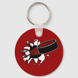 HockeyPuck Nyckelring