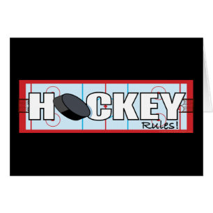Hockeyregler Hälsningskort