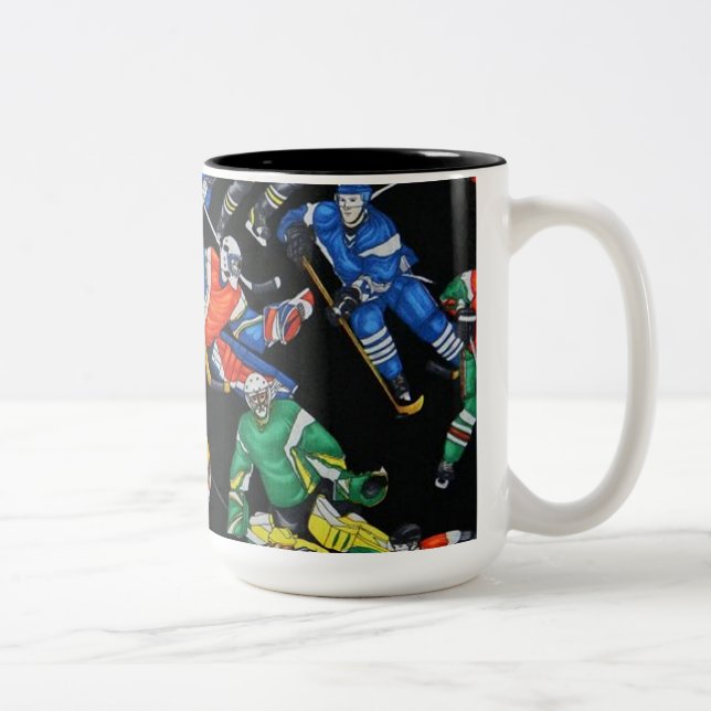 Hockeysäsong Ishockey Mönster Mugg (Höger)
