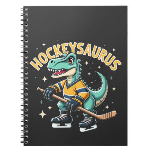 Hockeysaurus Ice Hockey Dinosaur Älskare Anteckningsbok