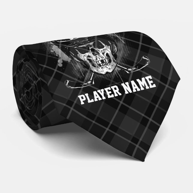 Hockeyskalle (personlig) slips (Rullad)