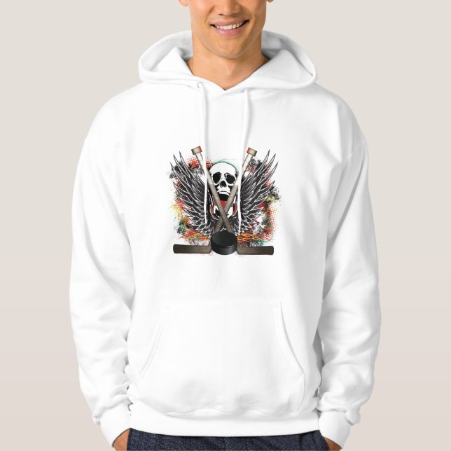 HockeyskalleHoodie Hoodie (Framsida)