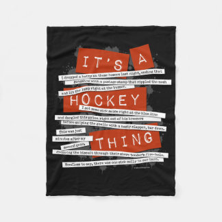 Hockeyslang Fleecefilt