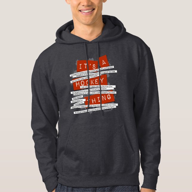 HockeySlang Hoodie (Framsida)