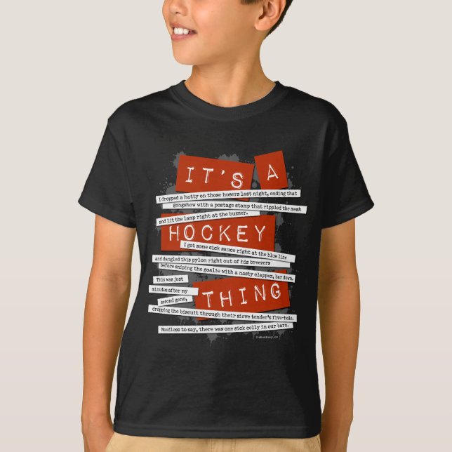 HockeySlang Tee (Framsida)