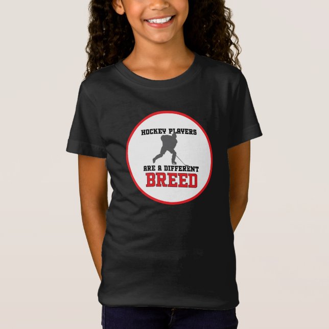 Hockeyspelare är en annan ras t shirt (Framsida)