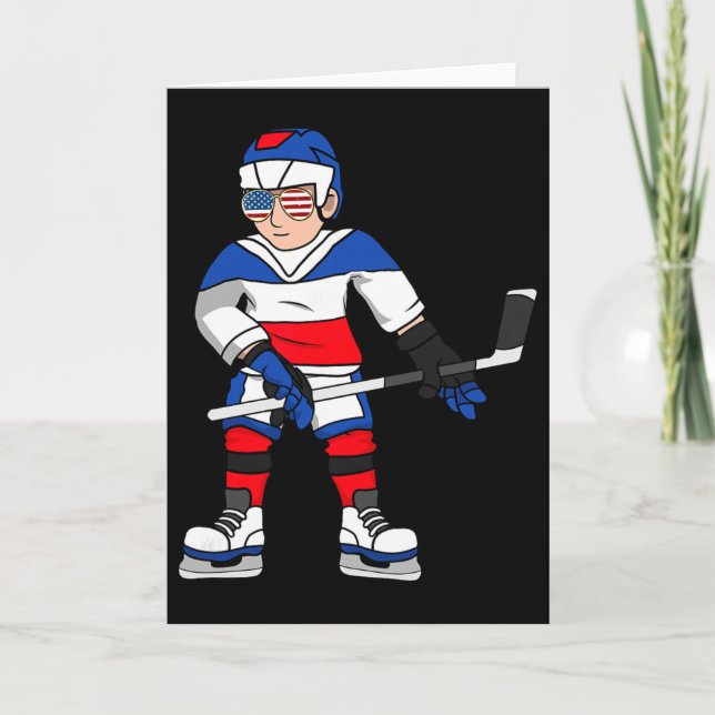 Hockeyspelare Hockeyälskare  Kort (Framsida)