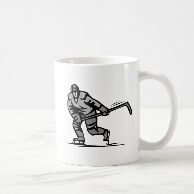 Hockeyspelare Kaffemugg (Höger)